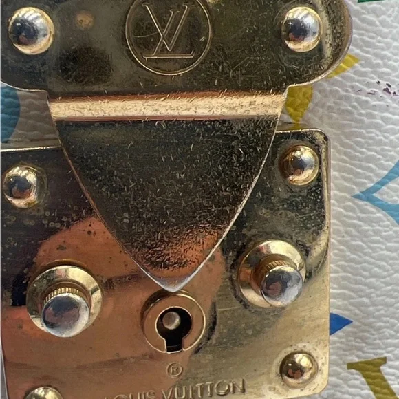 Louis Vuitton Multicolor Monogram Murakami Handbag Speedy 30 Vintage Bag - Picture 11 of 17